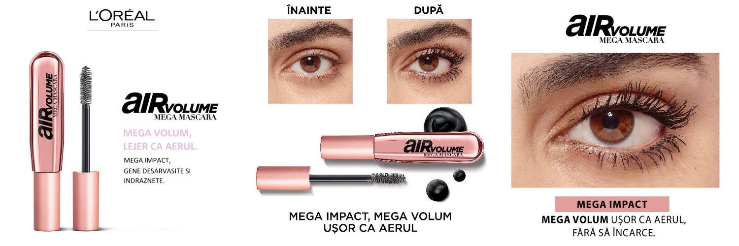 Mascara pentru volum Air Volume Mega